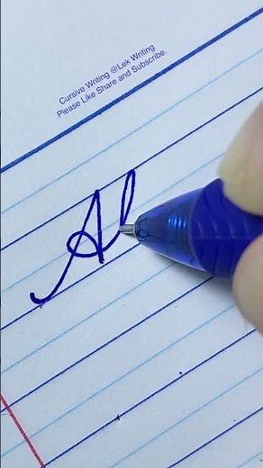 How to write “Able” in cursive writing | Cursive writing words | Cursive Handwriting Practice | abcd