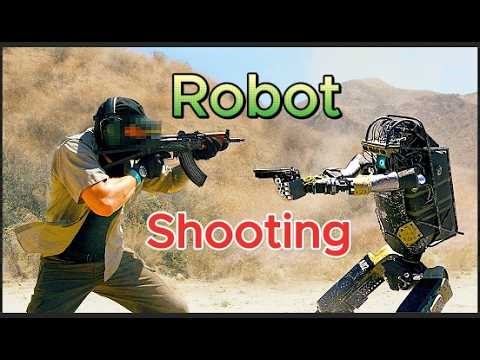 Robot shooting: Robots testing the Bulletproof