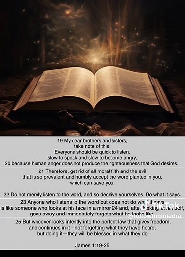 James 1:19-25 #faith #hope #love #followhimmedia