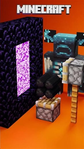 Minecraft Vs Real Life in the Nether🔥#blender #minecraft #3dart #3danimation #satisfying