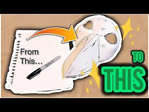 Paper Bird Mask Tutorial - Wearable DIY Crows and Parrots