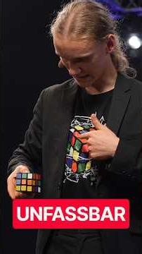 Nicht ohne Grund der GOAT der Rubiks Cubes...#zauberer #zaubertrick #magie