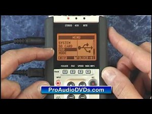 Zoom H4n Exporting Tracks wav mp3 Tutorial Help