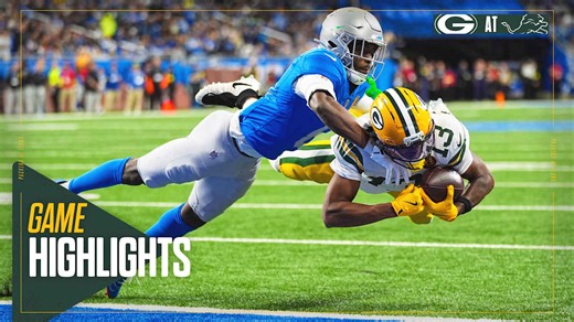 TOUCHDOWN Dontayvion Wicks | Packers vs. Lions