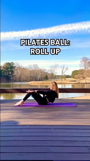 Pilates Roll Up with Ball | Inner Thigh & Core Strength
