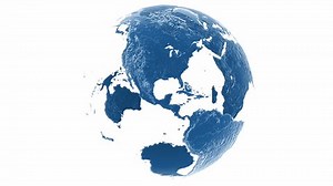 loop globe with alpha