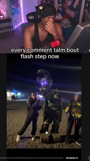 “Flash step” is the new key word now 😂✌🏿 🔗 in Bio❗️Twitch // JbroAlsoDraws #jbroalsodraws #streamer #reaction #clips #explore #reels #viral says | J Bro Also Draws