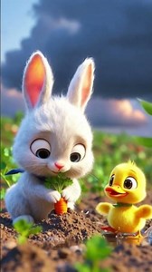 The Flooded Field 🌧️🐰🐥 | Heart Touching Pixar 3D Short Film | Rabbit and Duck Emotional Story#rabbit