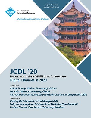 How to Organize Digital Tools to Help Scholars in Digital Humanities Research? | Proceedings of the ACM/IEEE Joint Conference on Digital Libraries in 2020