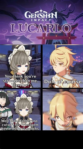 Sandrone Stops Aether's Daily Commissions 😂 | Genshin Impact Funny Meme #genshinimpact