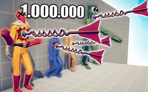 1.000.000 伤害 快速弓箭手 VS 单位 - 标签 完全准确的战斗模拟器 2023