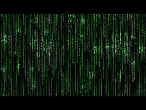 Matrix Snowfall - 1 Hour Christmas Matrix Theme TV Screensaver and Live Wallpaper 4K