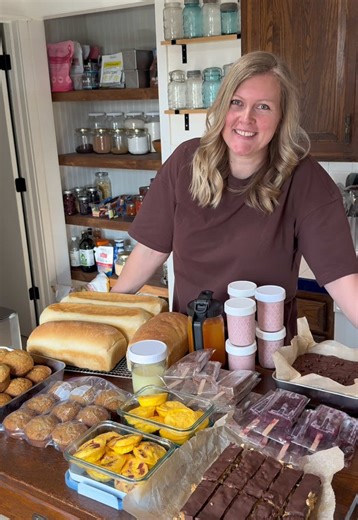 Who wants to do the dishes?? #budget #budgeting #baking #cooking #madefromscratch #homemade #homemadefood #ingredientsonly #homemaker #homestead #simpleliving #foodpreservation #vacuumseal #freezer #deepfreezer #kitchenrestock #preservingfood #freezerstash #mealplanning #mealprepping #foodprep #homemadekitchenrestock #homemadecooking #freezermeals @Costco Wholesale @Bosch Mixers @NutriMill @Nestle Toll House @Pyrex @Mason Jar Lifestyle @Ninja Kitchen @Harvest Right Freeze Dryer