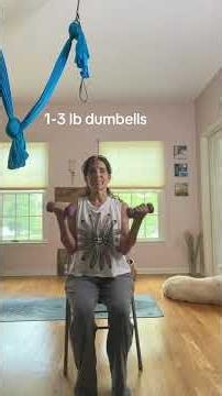 SHORT CHAIR YOGA CLASS #chairyoga #seniorfitness #seniorexercises #fitness #chairworkout