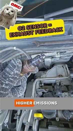 STOP Cleaning Your O2 Sensor Like This! ⚠️ #cartips #carmaintenance #automotivetools