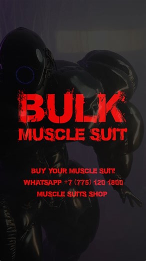 Muscle Suits Shop on Instagram: "Bulk Muscle Suit • 4990 usd Muscle suits Shop @zipboylatex_"
