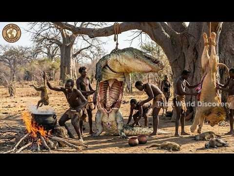 Split-Second Encounter: The Hadzabe Tribe Face to Face with Africa’s Deadliest Crocodiles