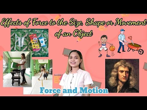 Effects of Force to the Size, Shape or Movement of an Object | Grade 4 Science | Quarter 3, Week 1