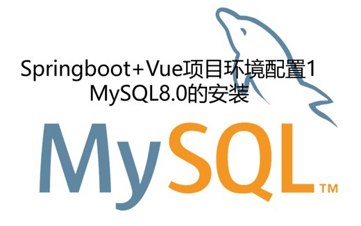 Springboot Vue项目环境配置1 MySQL8.0的安装