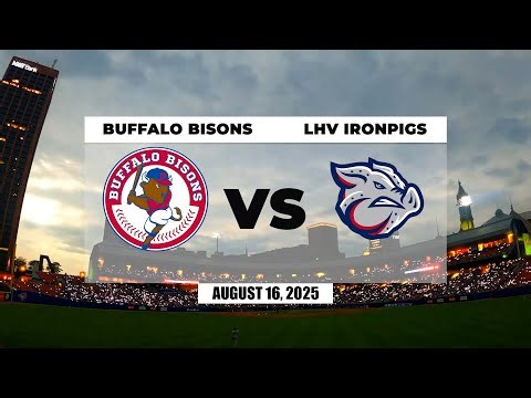 GAME RECAP: Buffalo Bisons vs Lehigh Valley IronPigs 8/16/2025