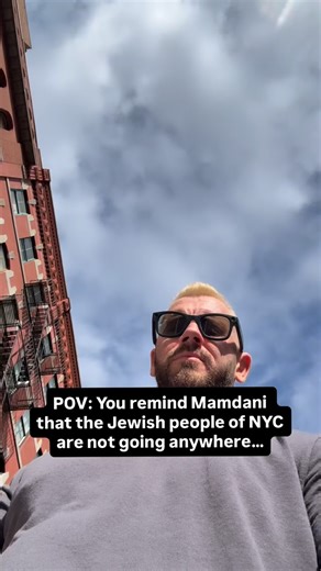 To all my fellow Jews saying they’re leaving New York now that Mamdani won… I get it. But maybe running isn’t the answer… Because if we leave every time someone who hates us rises to power… We’ll be running forever. We’re not guests here. We’re not hiding. And we’re sure as hell not backing down. The Jewish people have survived Pharaohs, Inquisitions, pogroms, and genocides. We’ve overcome way worse than a radical Islamist socialist mayor. Let’s not fold now. Now is the time to get loud, get pro