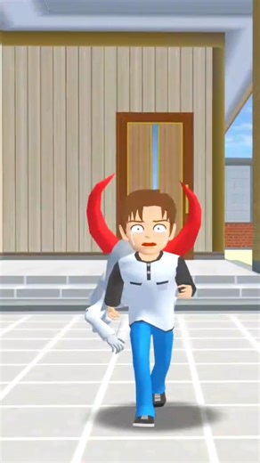 No I don't want corn 😦 #monkey #roblox #robloxanimation#sakuraschoolsimulator