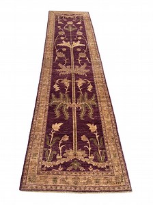 13 Ft Purple Floral Persian Runner Rug - Purple Beige Afghan Hand Knotted Veg Dye Wool Runner Rug - Hallway Runner Rug - Kitchen Runner Rug - Etsy Canada