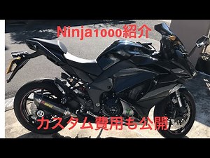 Ninja1000紹介(カスタム費用も)