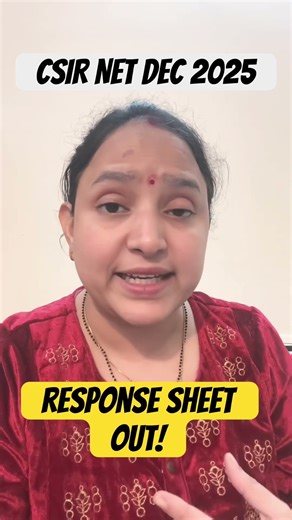 CSIR NET DEC 2025 | OFFICIAL UPDATE | ANSWER KEY RELEASED #csirnet #csirnetlifescience #csirnet2025