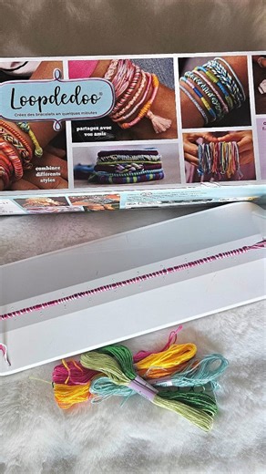 @mum_maman_mama_yema on Instagram: "✨ Découvrez LOOPDEDOO ✨ Le métier à tisser rotatif qui transforme la création de bracelets d’amitié en un vrai jeu d’enfant 💛. Avec son design ingénieux, il permet de varier l’épaisseur, les couleurs, la quantité de fils et le style de tressage 🎨. Facile à transporter, il redonne goût aux activités manuelles traditionnelles, tout en laissant place à la créativité et au partage 🌈. Un cadeau idéal pour une déclaration d’amitié ou un bijou personnalisé fait ma