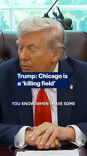 President Trump said Chicago is a 'killing field' and called out Illinois Governor Pritzker while responding to criticism over his threats to send National Guard troops to Chicago next. MORE: bit.ly/4fTbh0s | Fox 32 Chicago