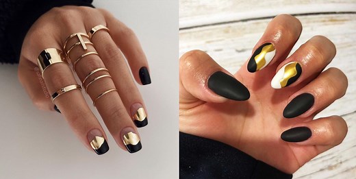 30 Black-and-Gold Nail Designs You're About to See *Everywhere*