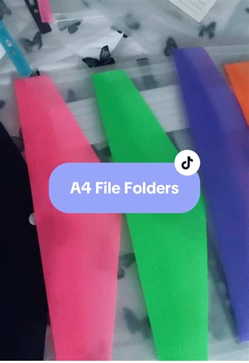 Get your important documents & paperwork organised this year! Ideal for organising study notes for school or college! #filefolder #studynotes #officesupplies #organisation #schoolsupplies