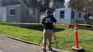 WINLOCK INVESTIGATION: Investigators continue to work at the scene where two bodies were found in Winlock on Tuesday night. Officials have confirmed to The Chronicle the case is being investigated as a possible double homicide. Police received a request for a welfare check on an individual at a residence near the intersection of Northwest Byham Road and Northwest Dexter Avenue in Winlock shortly after 10 p.m. on Tuesday, Feb. 25, an officer told a Chronicle reporter at the scene Wednesday mornin