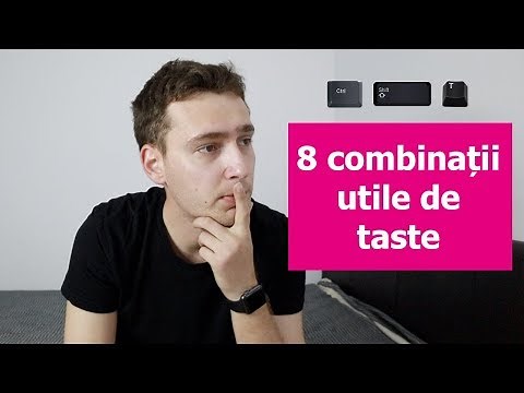8 combinații de taste utile în activitățile de zi cu zi