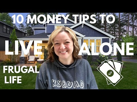10 REALISTIC WAYS to Cut the Cost of Living Alone- Saving Money with Frugal Living