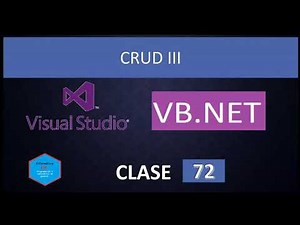 72.Programación en Visual Basic. Net con Visual Studio 2019 || Crud III.