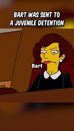 Bart Simpson's Life in Juvenile Correctional Facility