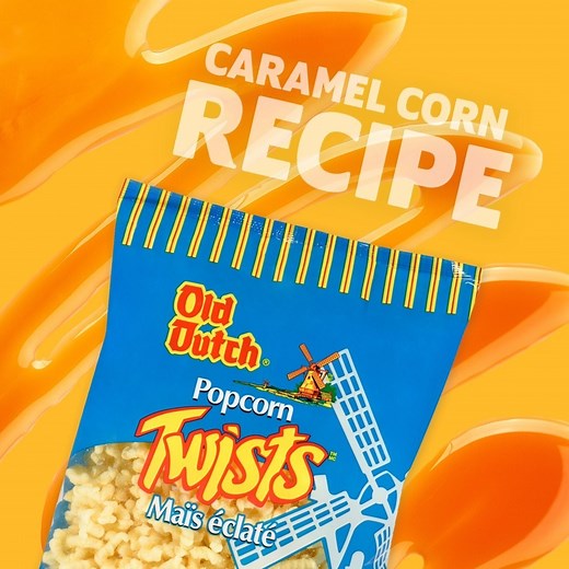 67K views · 521 reactions | PSA : Did you know that you can turn Old Dutch Popcorn Twists into delicious caramel corn? The perfect balance of salty and sweet! Check out the recipe https://bit.ly/37pOrtx | Old Dutch Foods Canada | Facebook