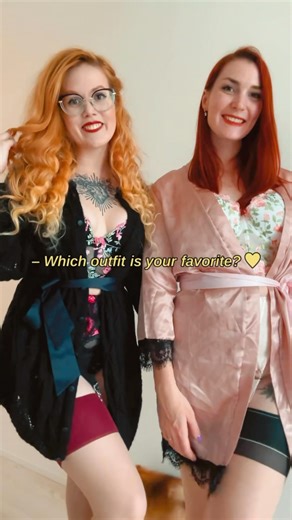 Outfit magic in 3…2…1! ✨ Which outfit is your favorite? 👗 with .#vintagegirls #1950s #rockabilly