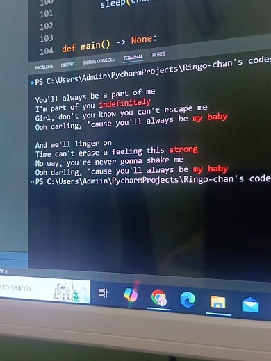 Learn Python Programming with Always Be My Baby