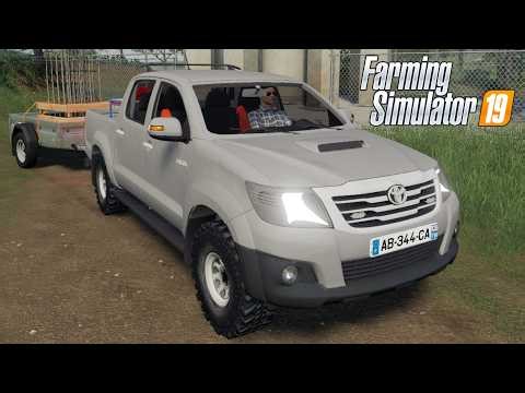 FS19 - 2011 Toyota Hilux Double Cab - NEW Car mod for Farming Simulator 2019 ROLEPLAY