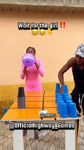 First to burst 💥 the balloon 🎈 & stake the cups 😂😂Wait for the girl ‼️_____________________________________________ #explpore #fyp #fb #challenge #reels #trend #video #recommended #post #viral #cups | Officialdiamond Tv