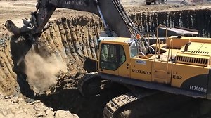 13K views · 26 reactions | Volvo EC700B Excavator Loading Caterpillar Dumpers | Excavator drivers - sailors | Facebook