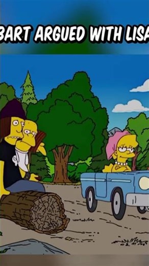 Bart argued with Lisa