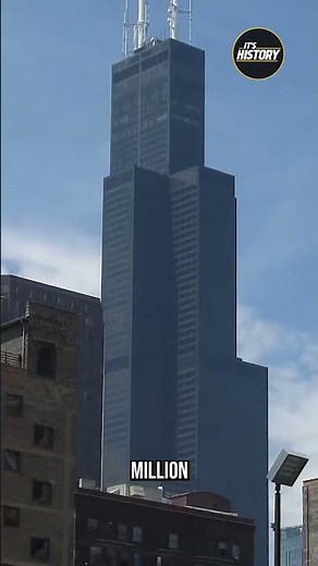 Towering Legacy: Unveiling the Epic History of the Sears Tower #skyscraper #Chicago #History