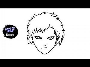 How To Draw Gaara (step by step) | Drawing Gaara From Naruto