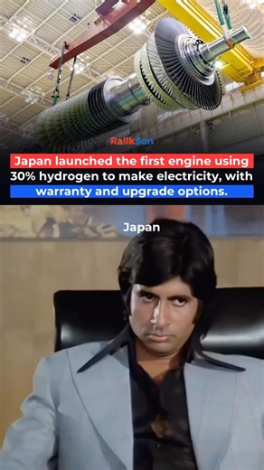 Japan Launches First Power Engine Using 30% Hydrogen