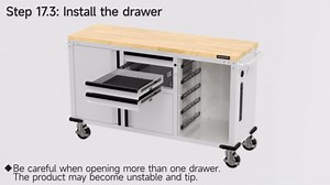 WORKPRO 62" x 20" 7-Drawer & 2-Door Rolling Tool Chest, Mobile Tool Storage Cabinet with Power Strip, Locking System, Heavy Duty Rolling Cabinet for Garage, Warehouse & Kitchen, 1000 lbs Capacity