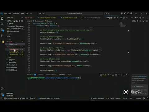 AcadChain Demo — On-Chain Scholarships & Student Loans on Avalanche